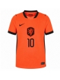 Ženske Nogometnih dresov Nizozemska Memphis Depay #10 Domači SP 2026 Kratki rokavi